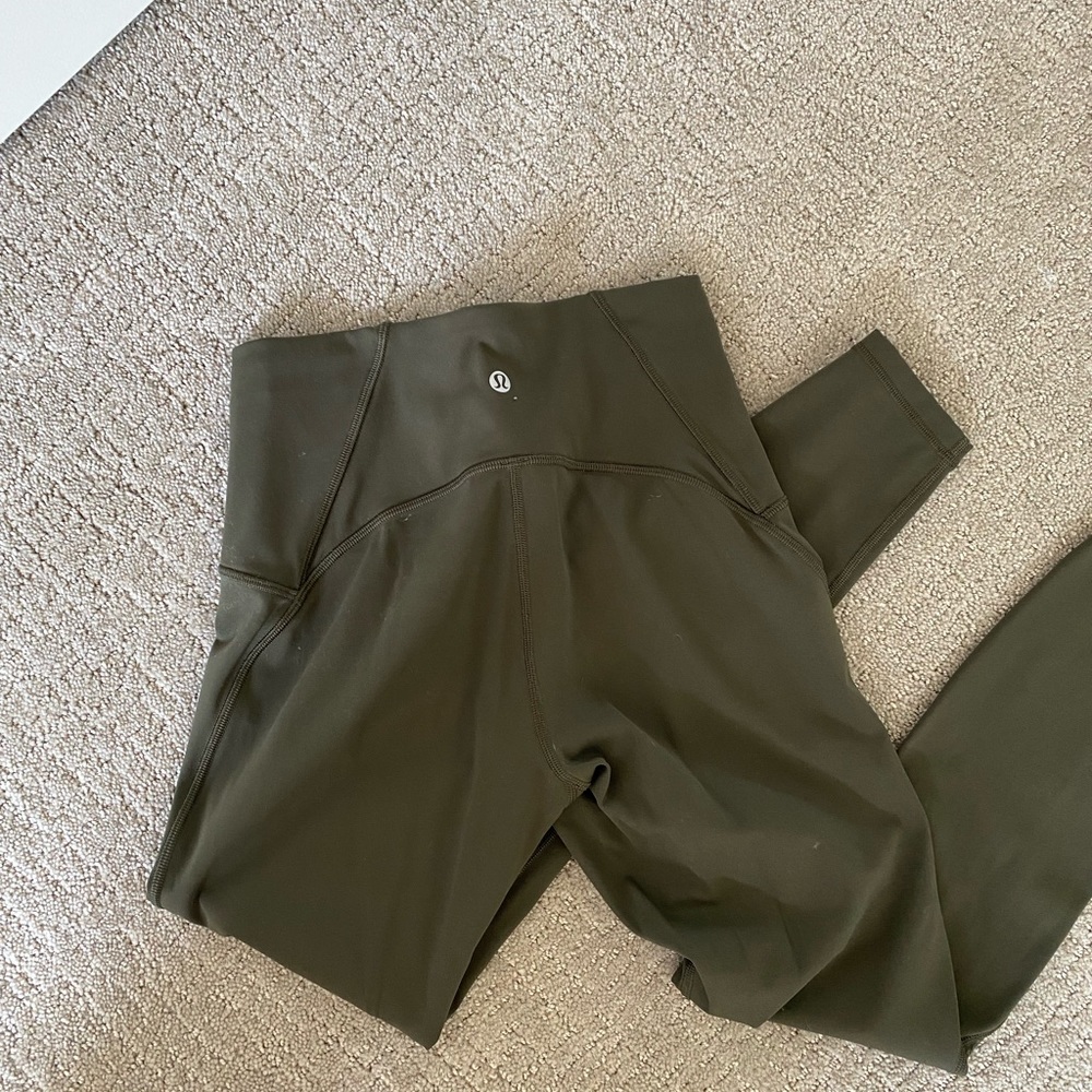 Lululemon leggings green worn twice